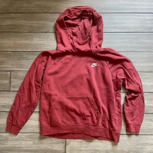 Pink Nike Sports Wear Club Fleece size large